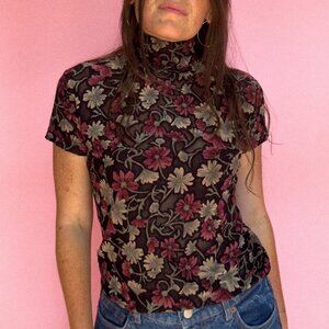 1990S FRAZIER LAWRENCE MOCKNECK TOP